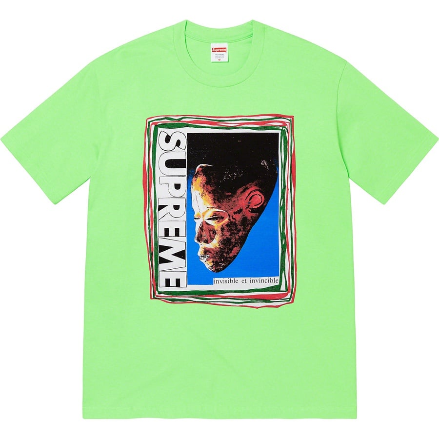Details on Mask Tee Lime from spring summer 2022 (Price is $40)