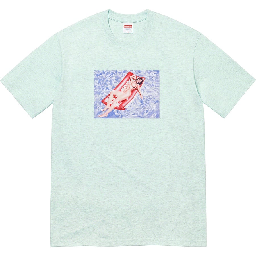 Details on Float Tee Heather Blue from spring summer
                                                    2022 (Price is $40)