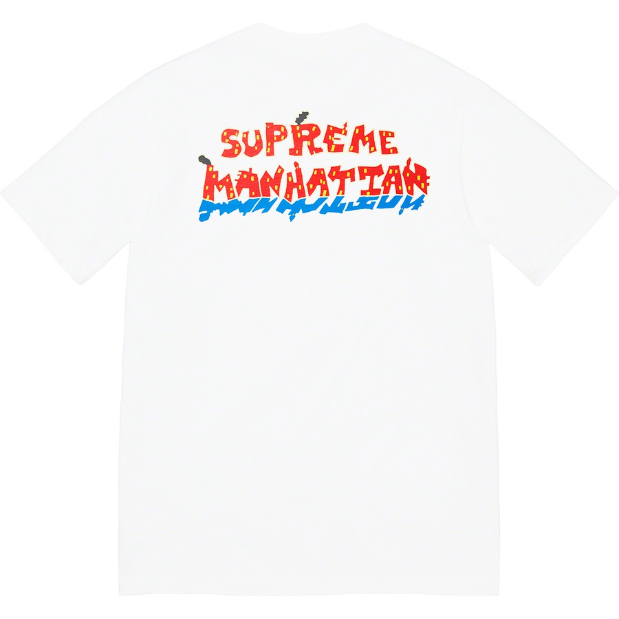 Details on Manhattan Tee White from spring summer 2022 (Price is $40)
