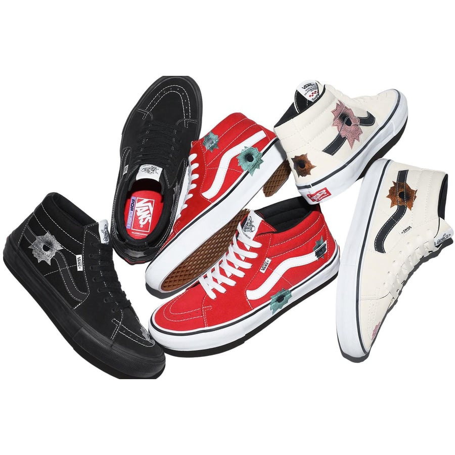 Supreme Supreme Vans Nate Lowman Skate Grosso Mid  for spring summer 22 season