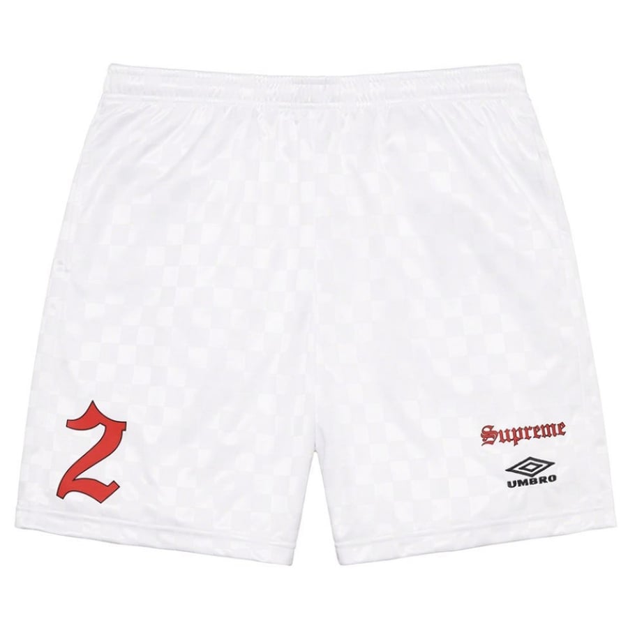 Details on Supreme Umbro Soccer Short from spring summer
                                            2022 (Price is $110)
