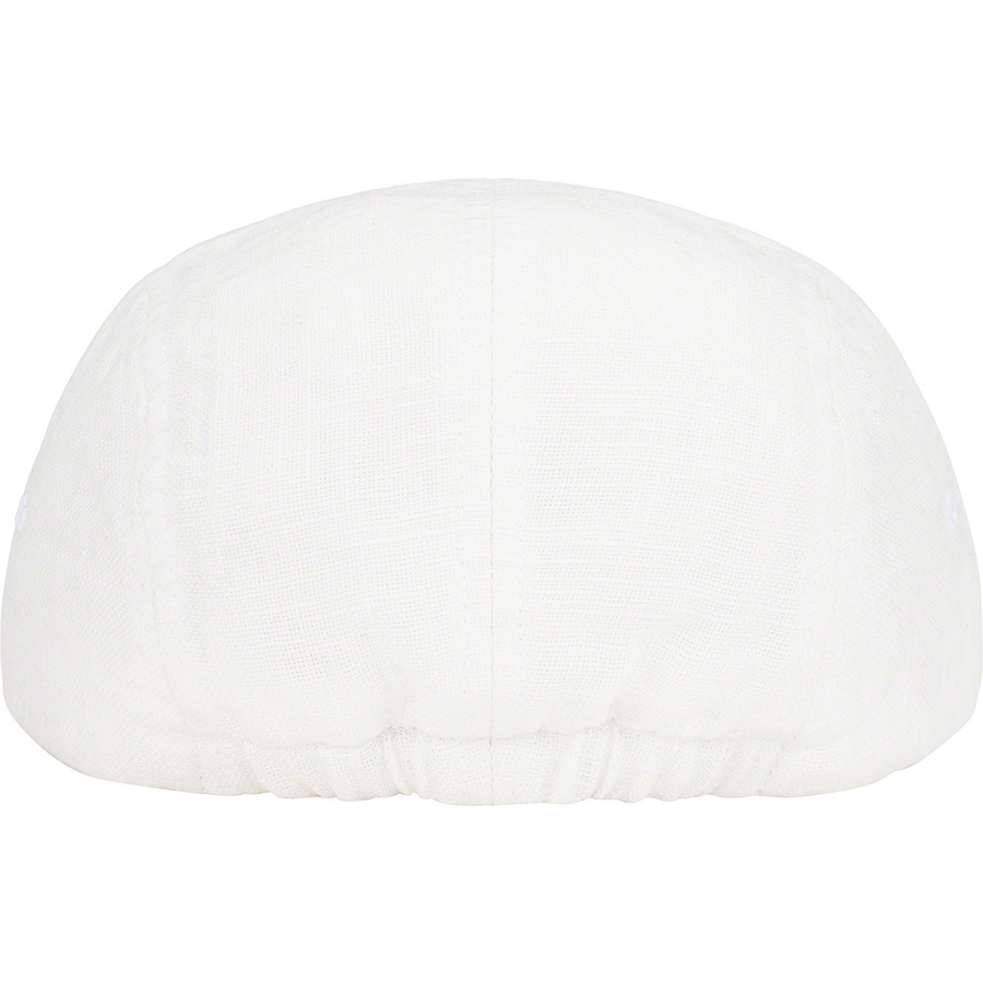 Details on Linen Fitted Camp Cap White from spring summer 2022 (Price is $54)