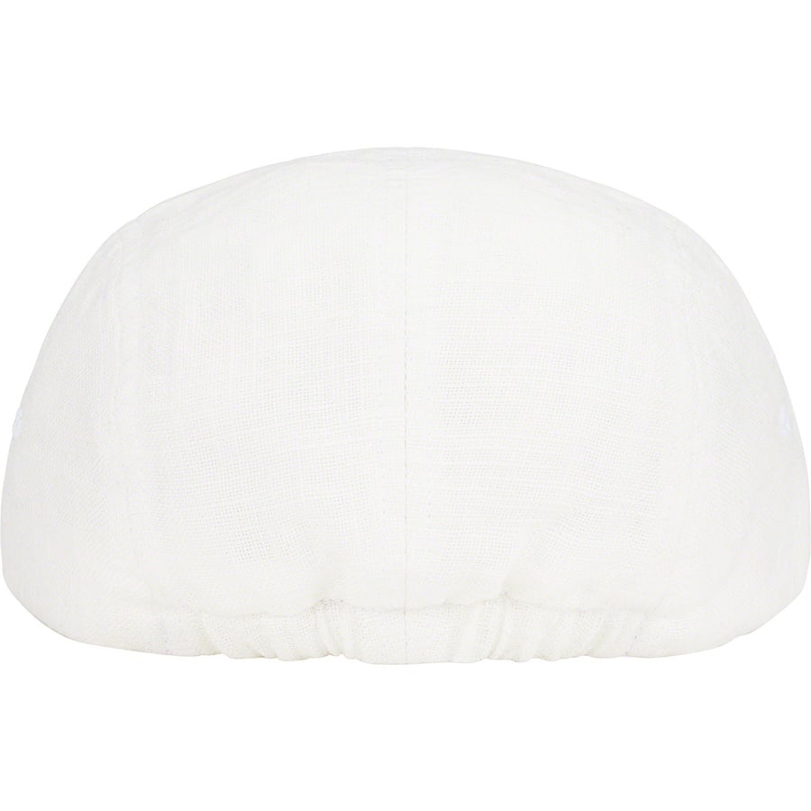 Details on Linen Fitted Camp Cap White from spring summer
                                                    2022 (Price is $54)