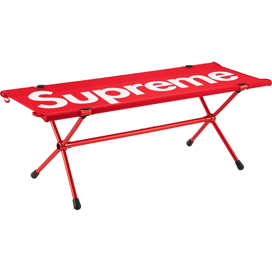 Details on Supreme Helinox Bench One Red from spring summer
                                                    2022 (Price is $378)