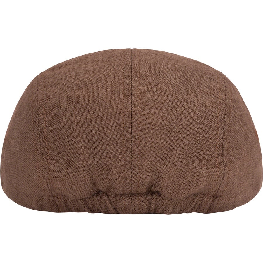 Details on Linen Fitted Camp Cap Brown from spring summer
                                                    2022 (Price is $54)