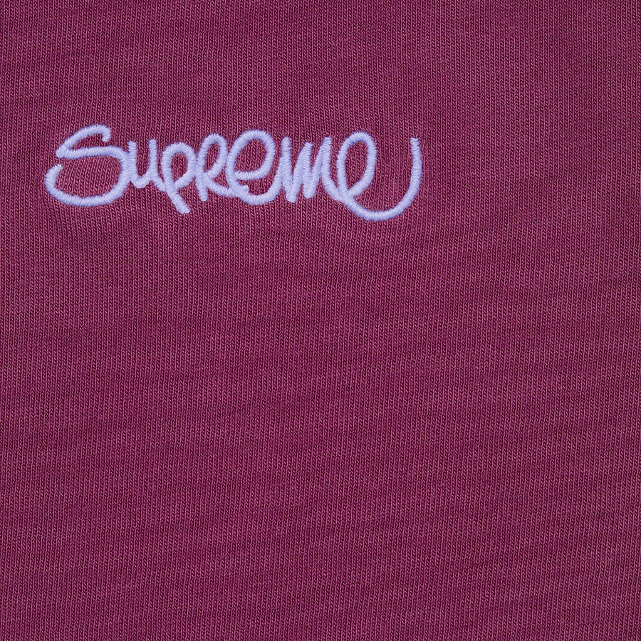 Details on Washed Handstyle S S Top Plum from spring summer 2022 (Price is $50)