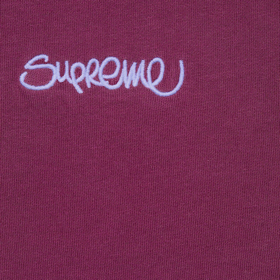 Details on Washed Handstyle S S Top Plum from spring summer
                                                    2022 (Price is $50)