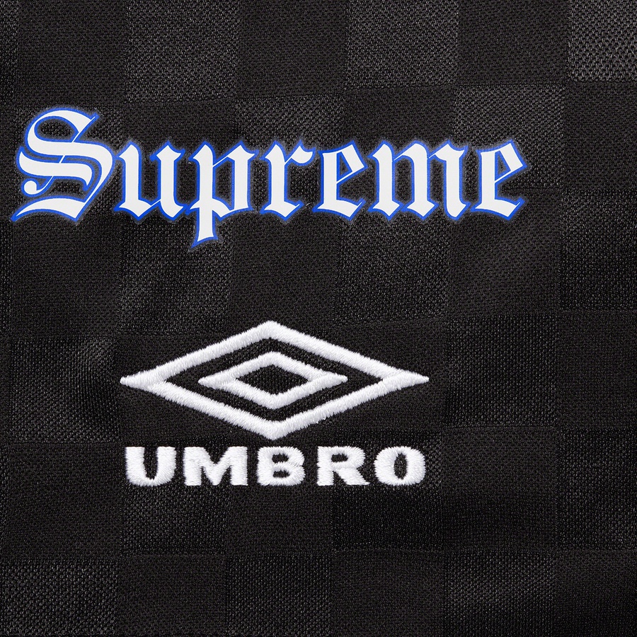 Details on Supreme Umbro Soccer Short Black from spring summer
                                                    2022 (Price is $110)