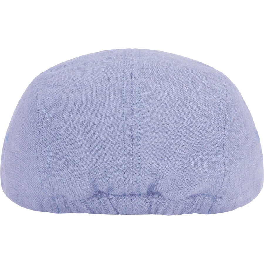 Details on Linen Fitted Camp Cap Light Blue from spring summer
                                                    2022 (Price is $54)