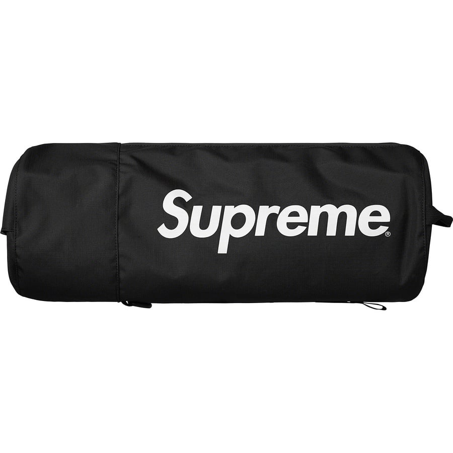 Details on Supreme Helinox Bench One Black from spring summer
                                                    2022 (Price is $378)