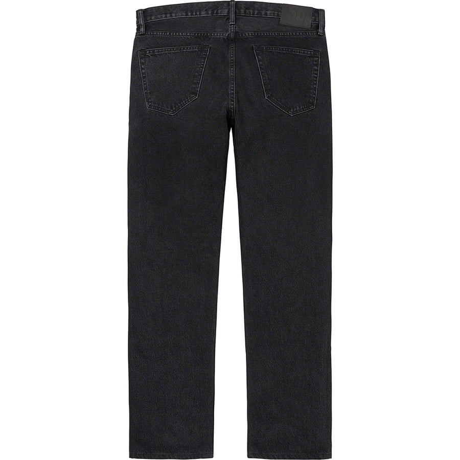 Details on Stone Washed Black Slim Jean Washed Black from fall winter
                                                    2022 (Price is $158)