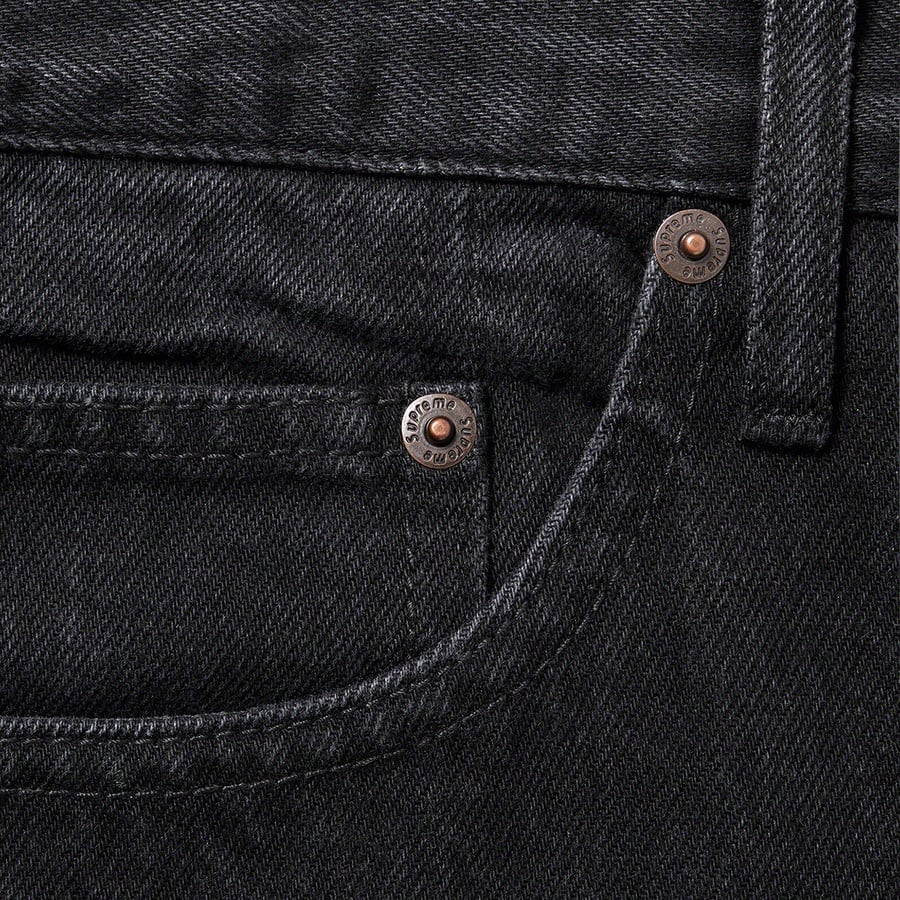 Details on Stone Washed Black Slim Jean Washed Black from fall winter
                                                    2022 (Price is $158)