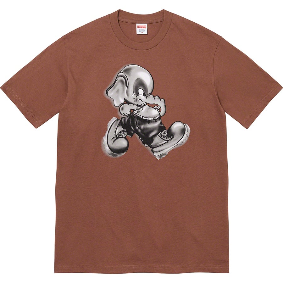 Details on Elephant Tee Brown from fall winter
                                                    2022 (Price is $40)