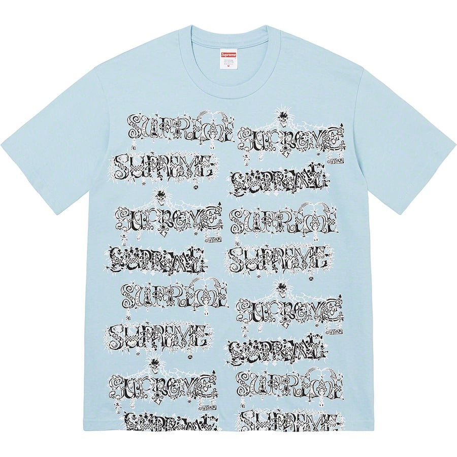 Details on Wombat Tee Dusty Blue from fall winter
                                                    2022 (Price is $40)
