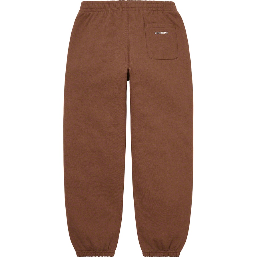 Details on S Logo Sweatpant Brown from fall winter
                                                    2022 (Price is $158)