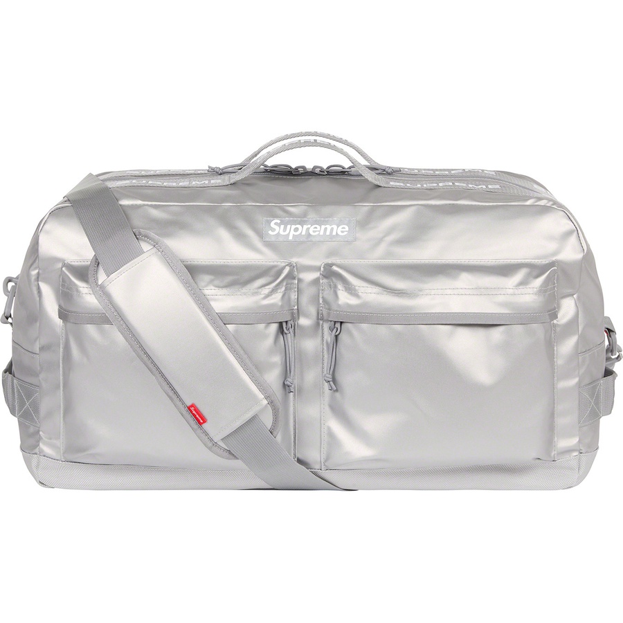 Details on Duffle Bag Silver from fall winter
                                                    2022 (Price is $148)