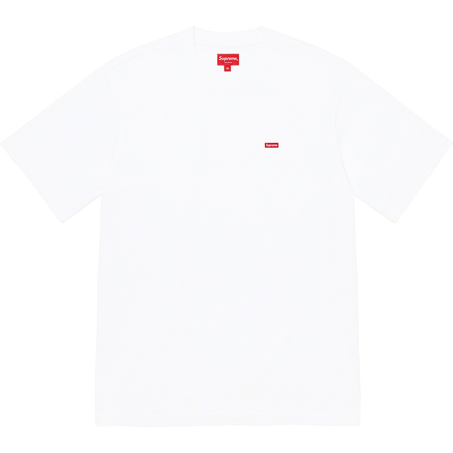 Details on Small Box Tee White from fall winter
                                                    2022 (Price is $60)