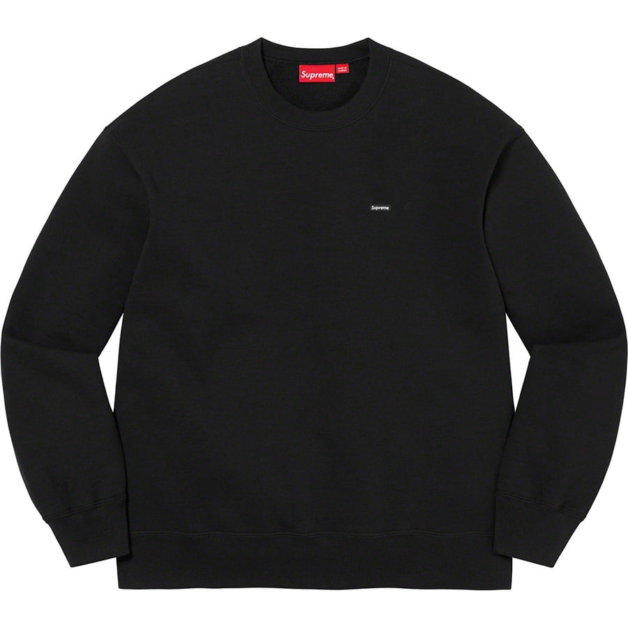 Details on Small Box Crewneck Black from fall winter
                                                    2022 (Price is $138)