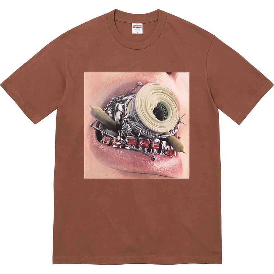 Details on Braces Tee Brown from fall winter
                                                    2022 (Price is $40)