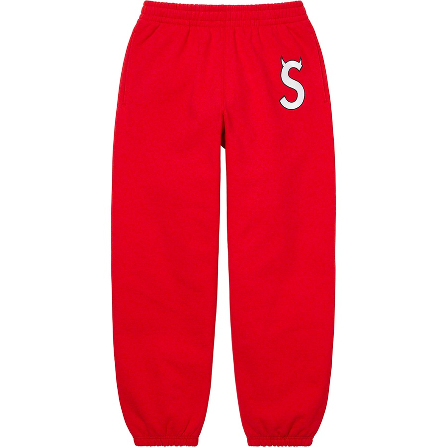 Details on S Logo Sweatpant Red from fall winter
                                                    2022 (Price is $158)