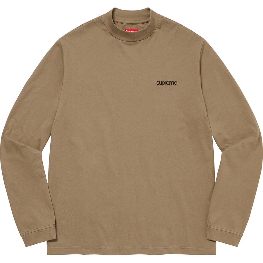 Details on Mock Neck L S Top Dark Tan from fall winter 2022 (Price is $78)