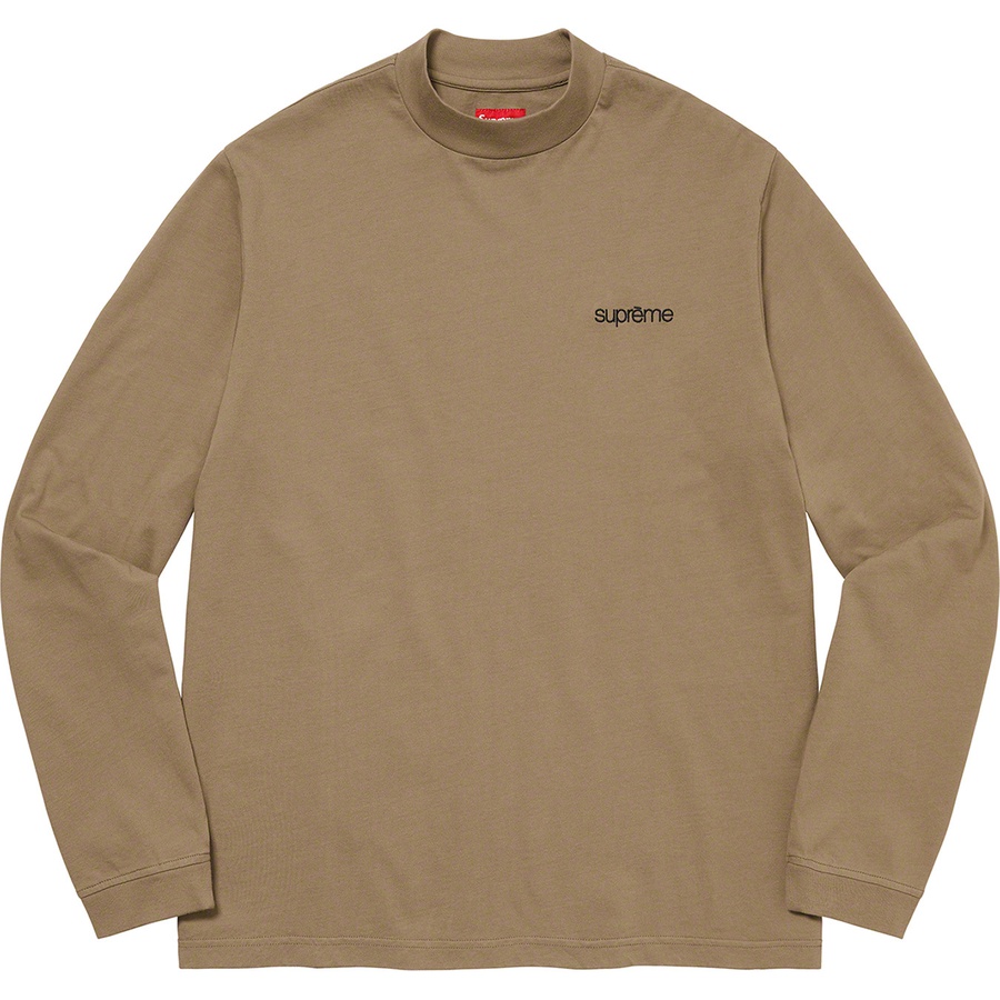 Details on Mock Neck L S Top Dark Tan from fall winter
                                                    2022 (Price is $78)