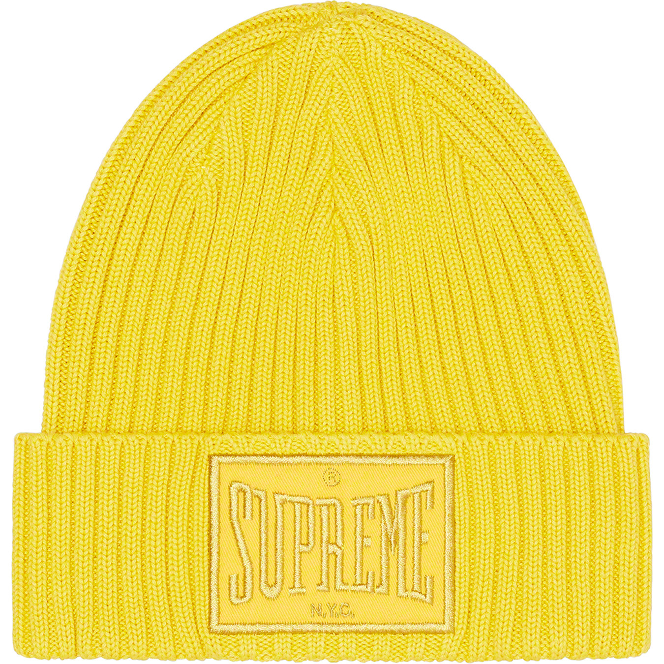 Overdyed Patch Beanie - fall winter 2022 - Supreme