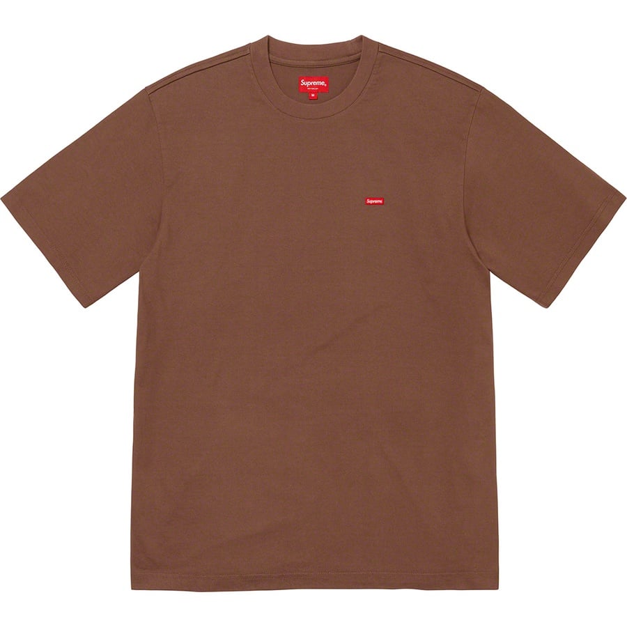 Details on Small Box Tee Brown from fall winter 2022 (Price is $60)