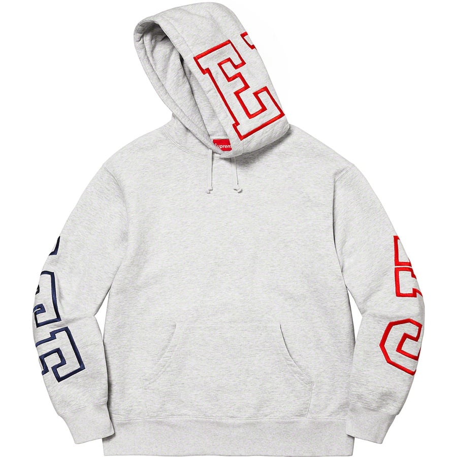 Supreme State Hooded Sweatshirt (FW22) - Ash Grey - $158