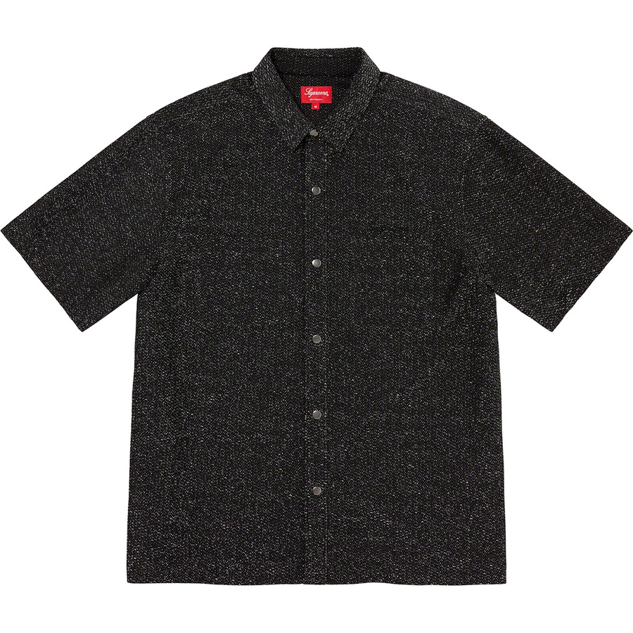 Details on Lurex S S Shirt Black from fall winter 2022 (Price is $128)