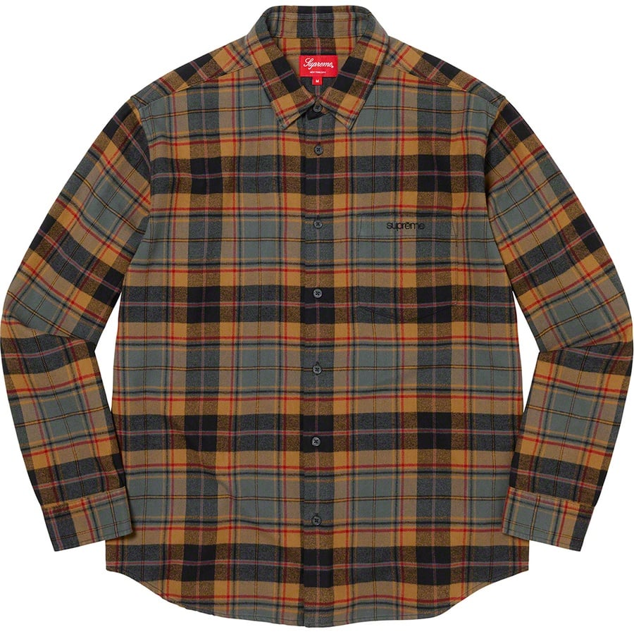 Details on Plaid Flannel Shirt Black from fall winter
                                                    2022 (Price is $128)