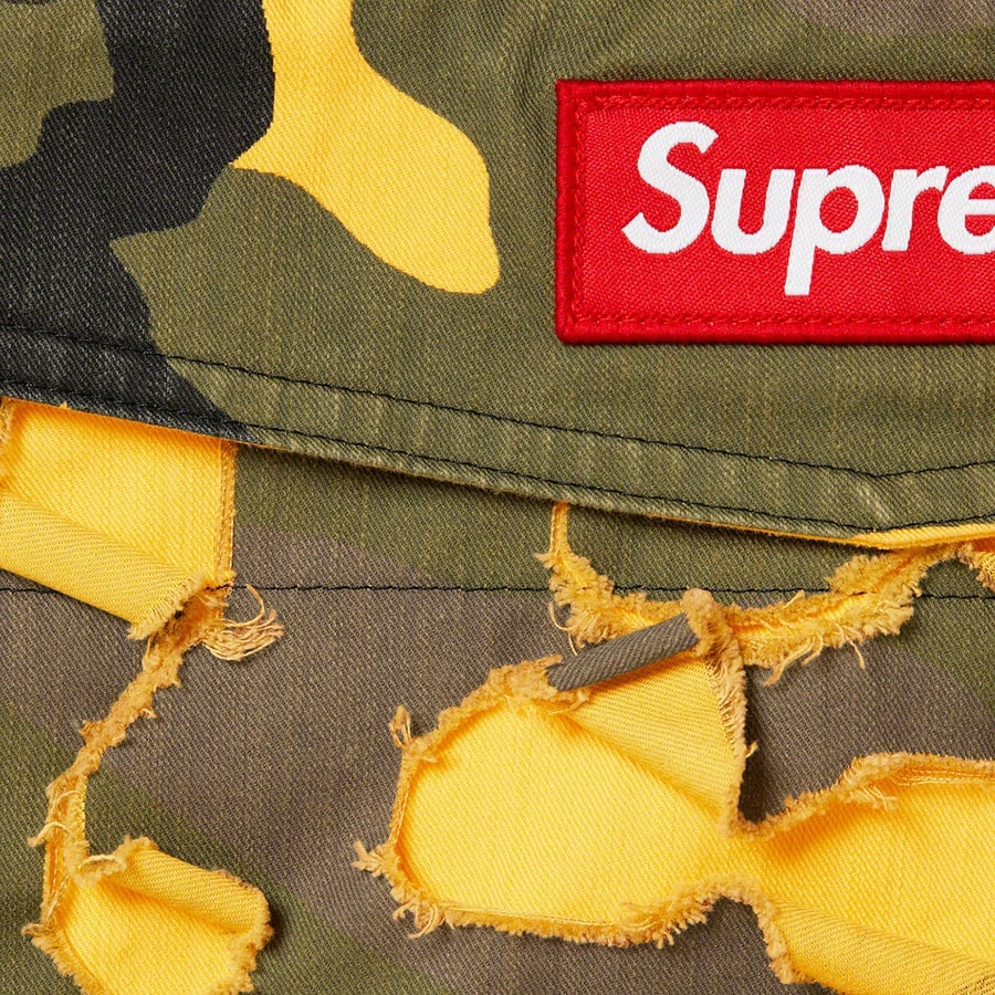 Details on Supreme Griffin Anorak Yellow Camo from fall winter
                                                    2022 (Price is $398)