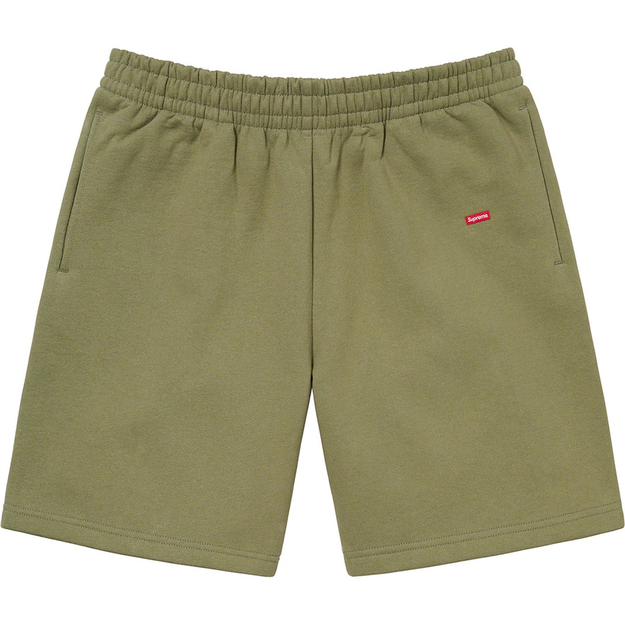 Details on Small Box Sweatshort Light Olive from fall winter
                                                    2022 (Price is $118)