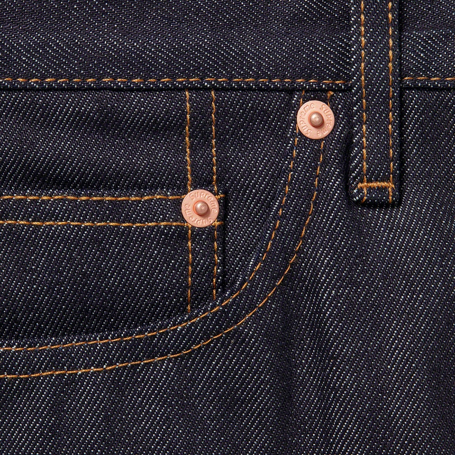 Details on Rigid Slim Jean Rigid Indigo from fall winter
                                                    2022 (Price is $168)