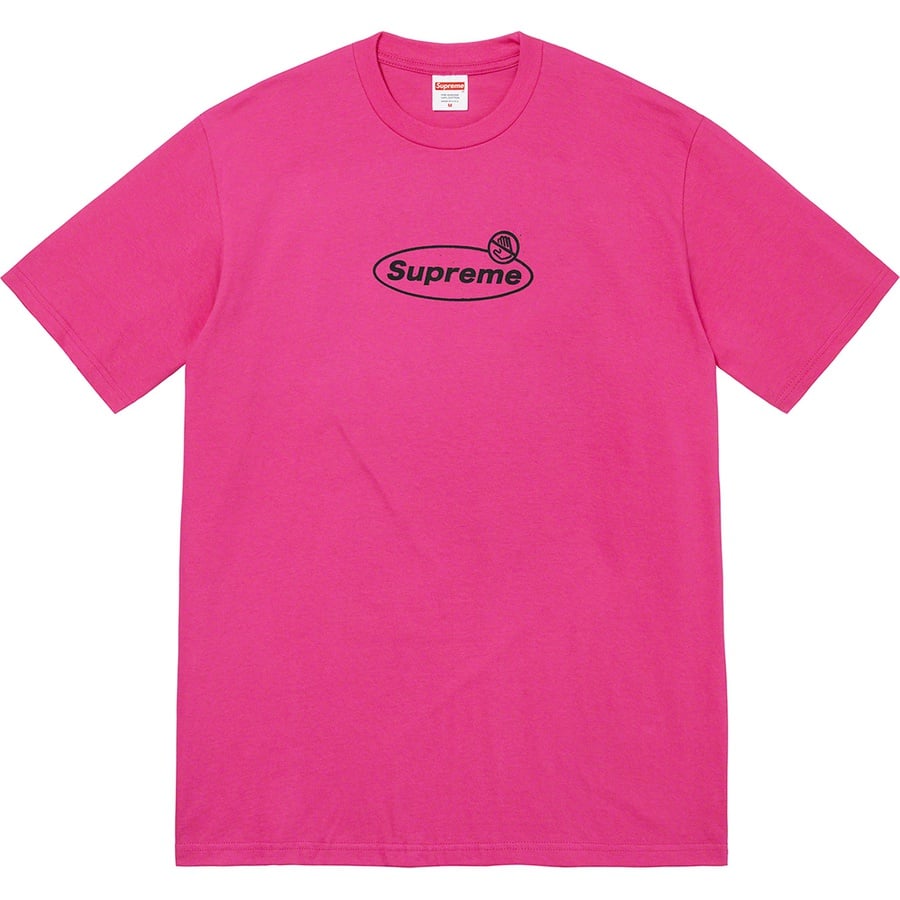Details on Warning Tee Magenta from fall winter
                                                    2022 (Price is $40)