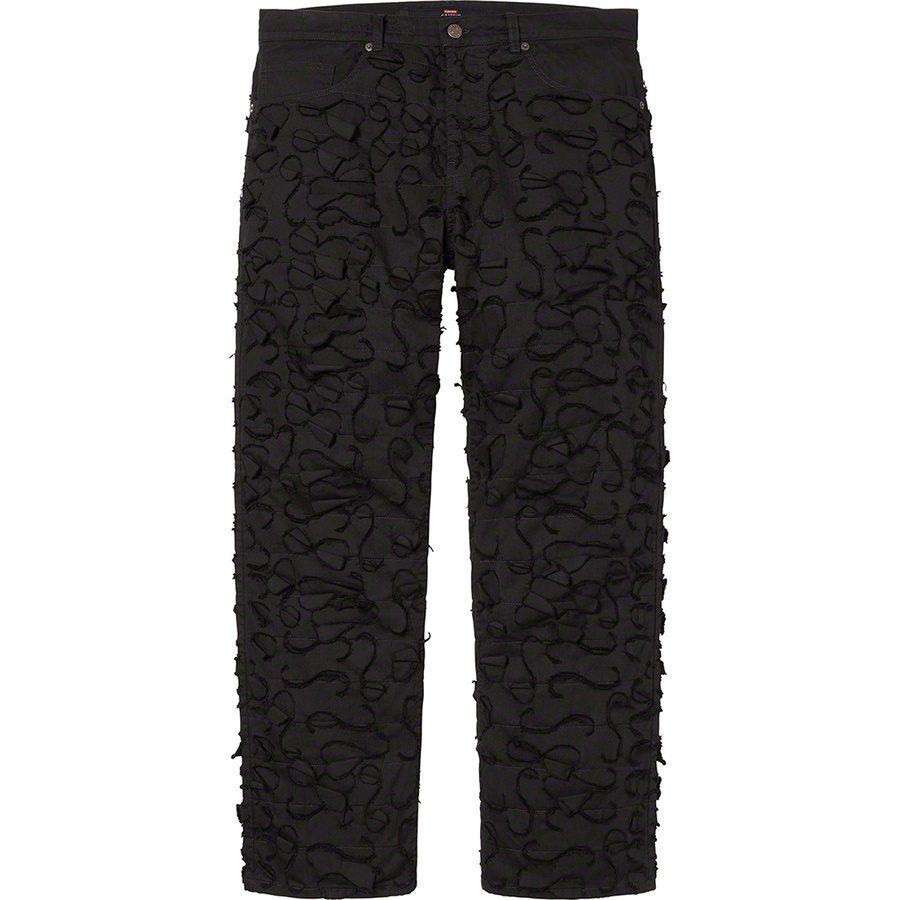 Details on Supreme Griffin 5-Pocket Jean Black from fall winter
                                                    2022 (Price is $268)