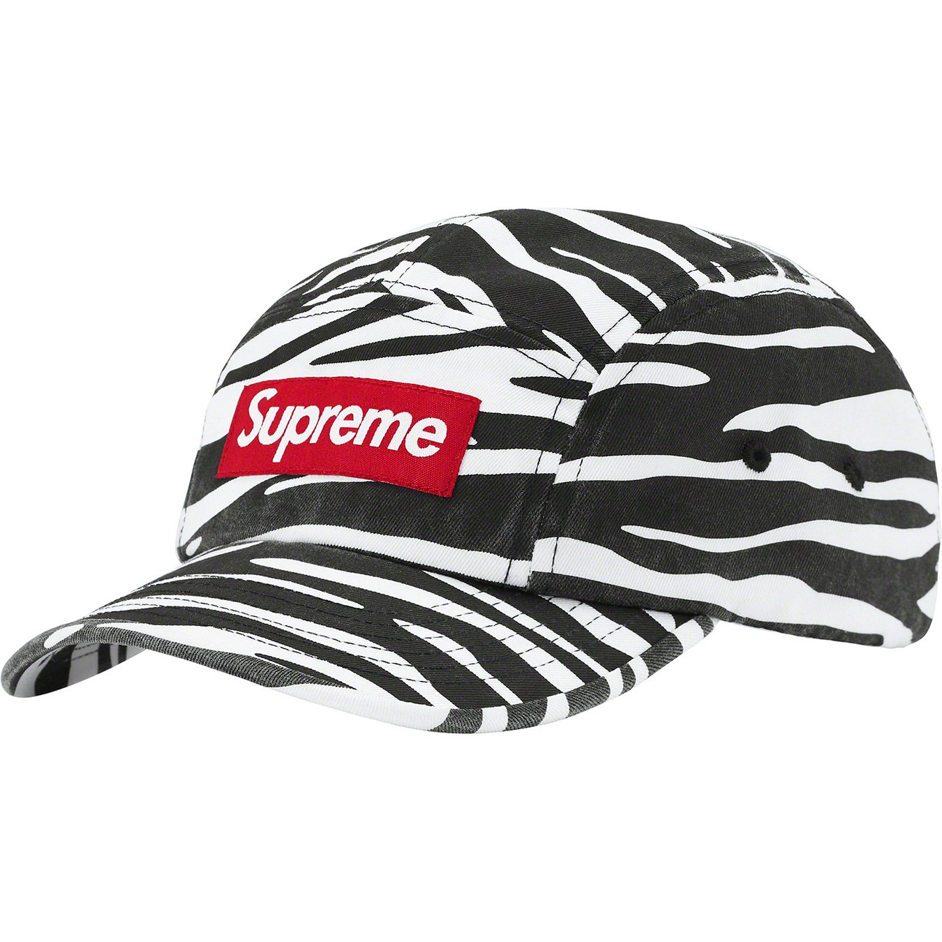 Supreme Washed Chino Twill Camp Cap Black