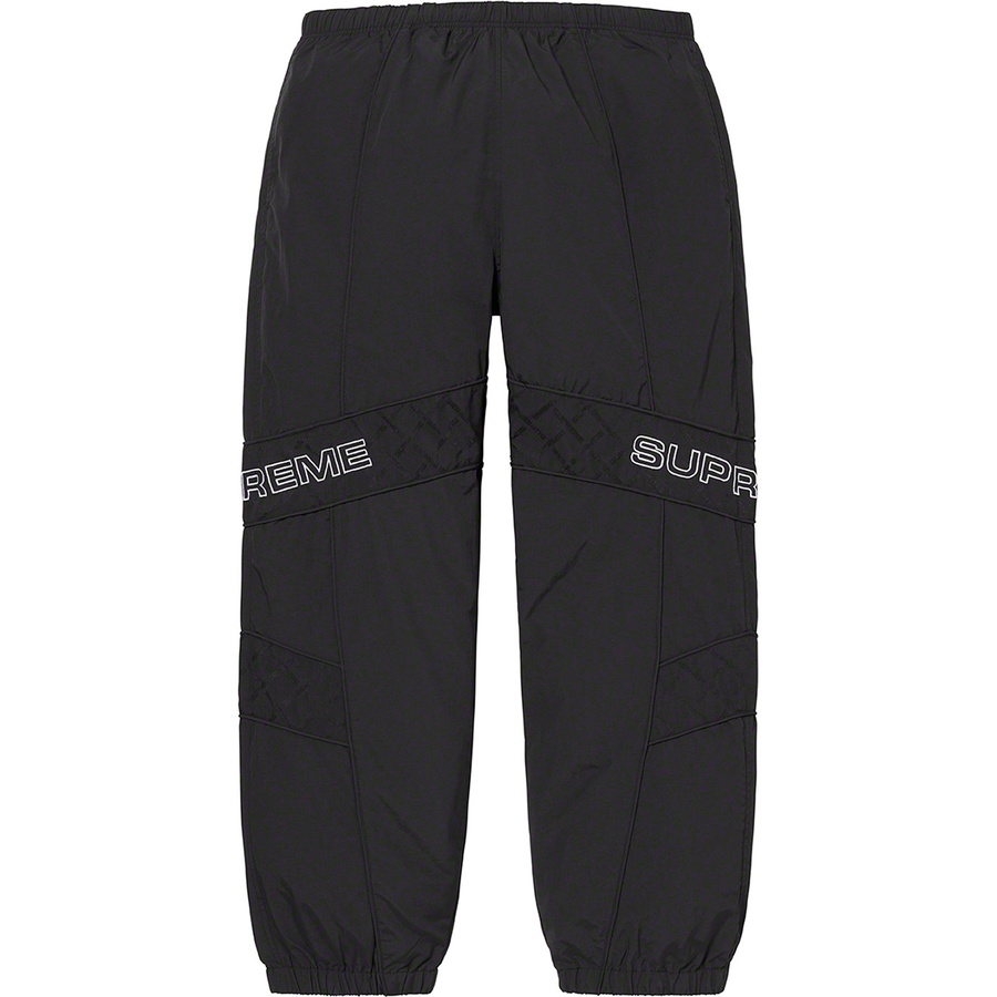 Details on Jacquard Panel Track Pant Black from fall winter
                                                    2022 (Price is $138)