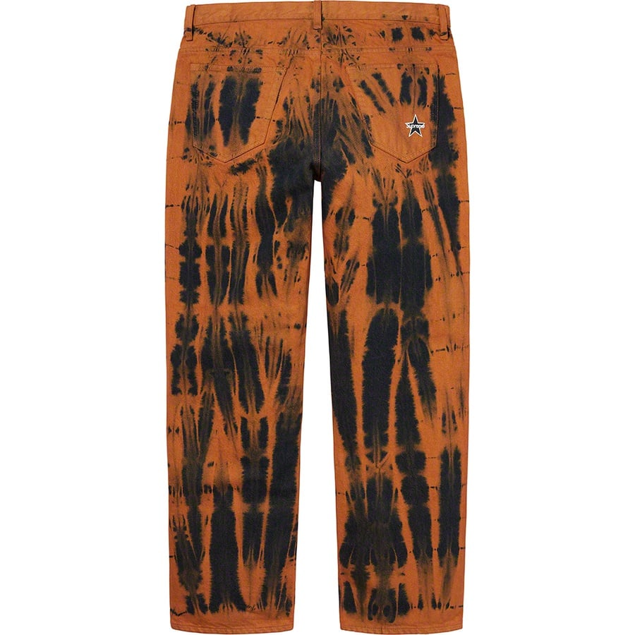 Details on Regular Jean Dyed Rust from fall winter
                                                    2022 (Price is $158)