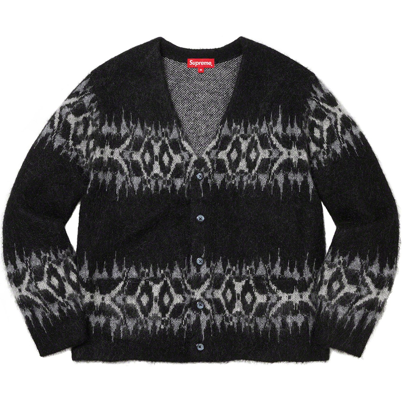 supreme abstract stripe cardigan 陽生さん着用