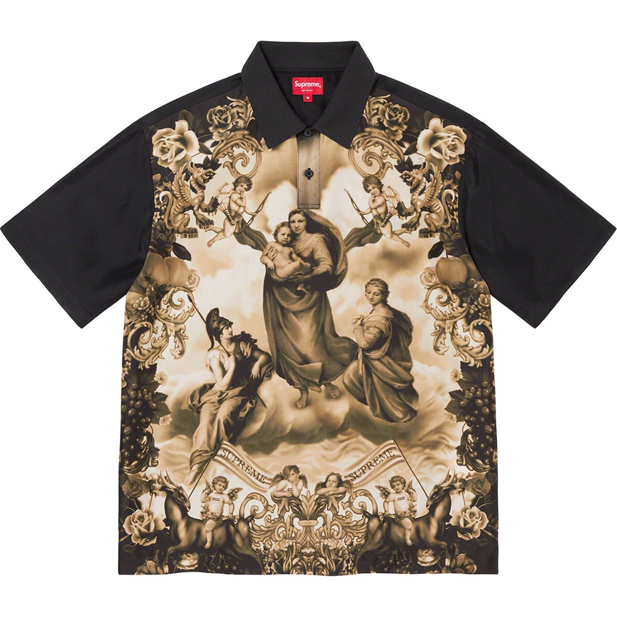 Details on Heavenly Silk Polo Black from fall winter
                                                    2022 (Price is $158)