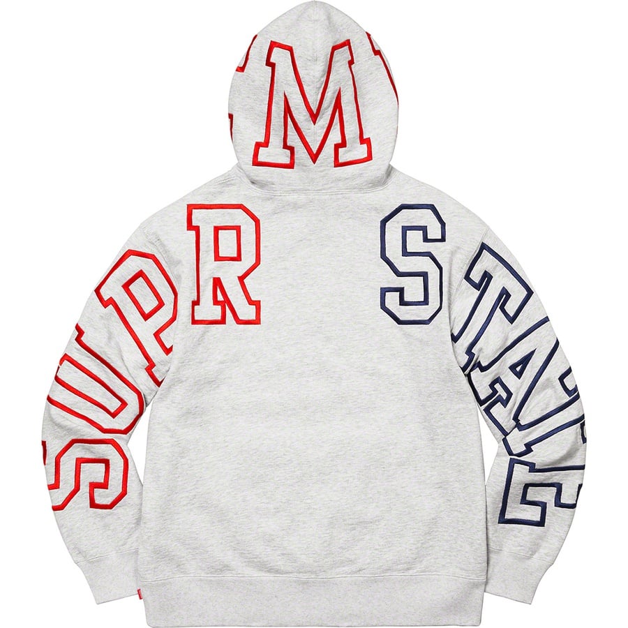Details on State Hooded Sweatshirt Ash Grey from fall winter 2022 (Price is $158)