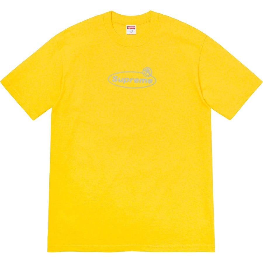 Details on Warning Tee Yellow from fall winter
                                                    2022 (Price is $40)