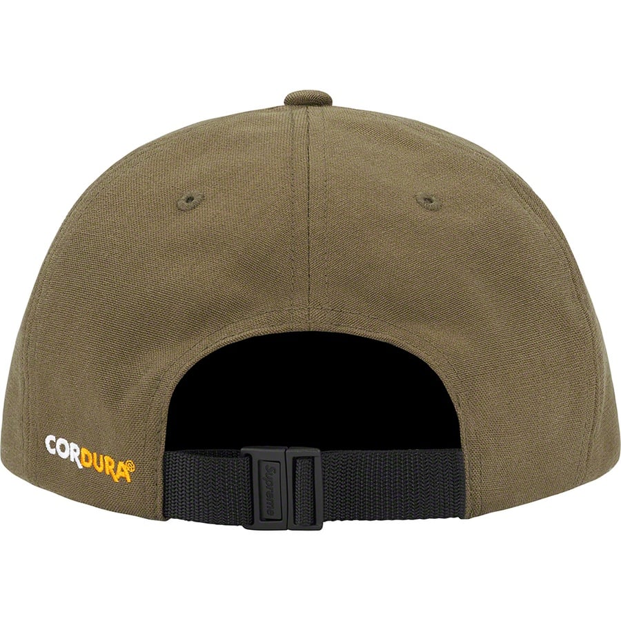 Supreme Brushed Cordura Small Box 6-Panel (FW22) - Olive - $48