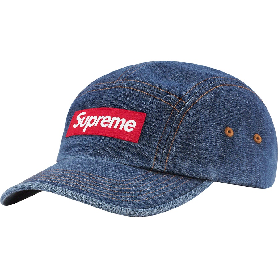 Details on Washed Chino Twill Camp Cap Denim from fall winter
                                                    2022 (Price is $48)