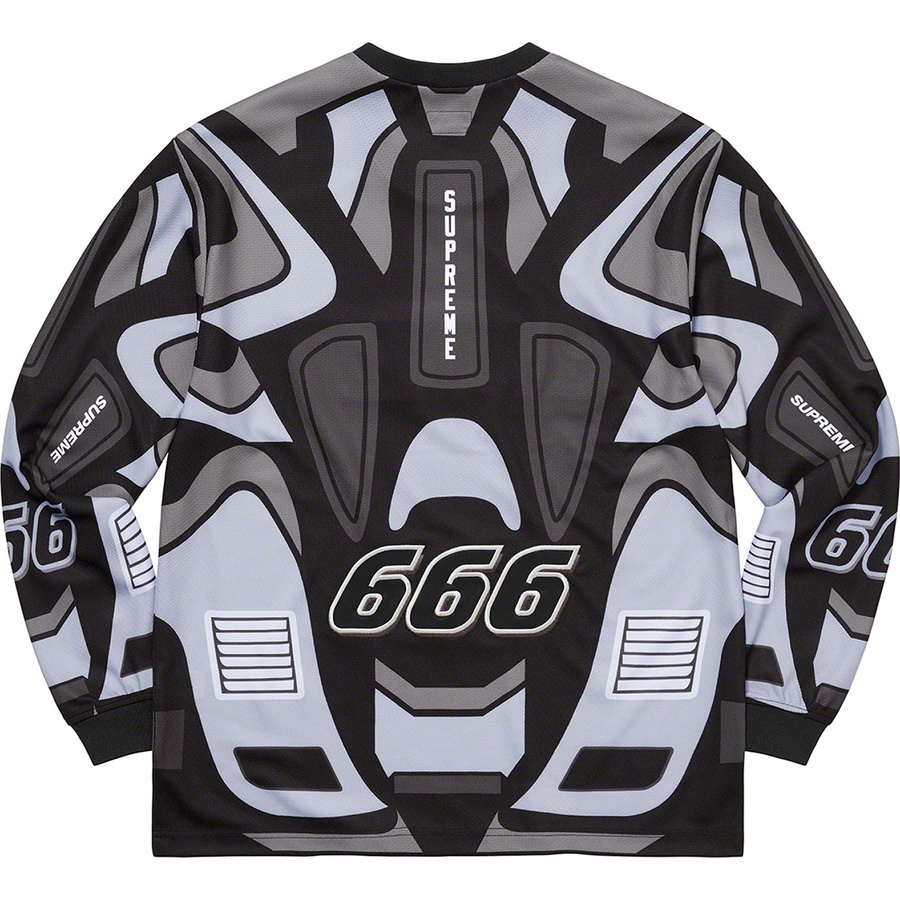 Details on Decals Moto Jersey Black from fall winter 2022 (Price is $128)
