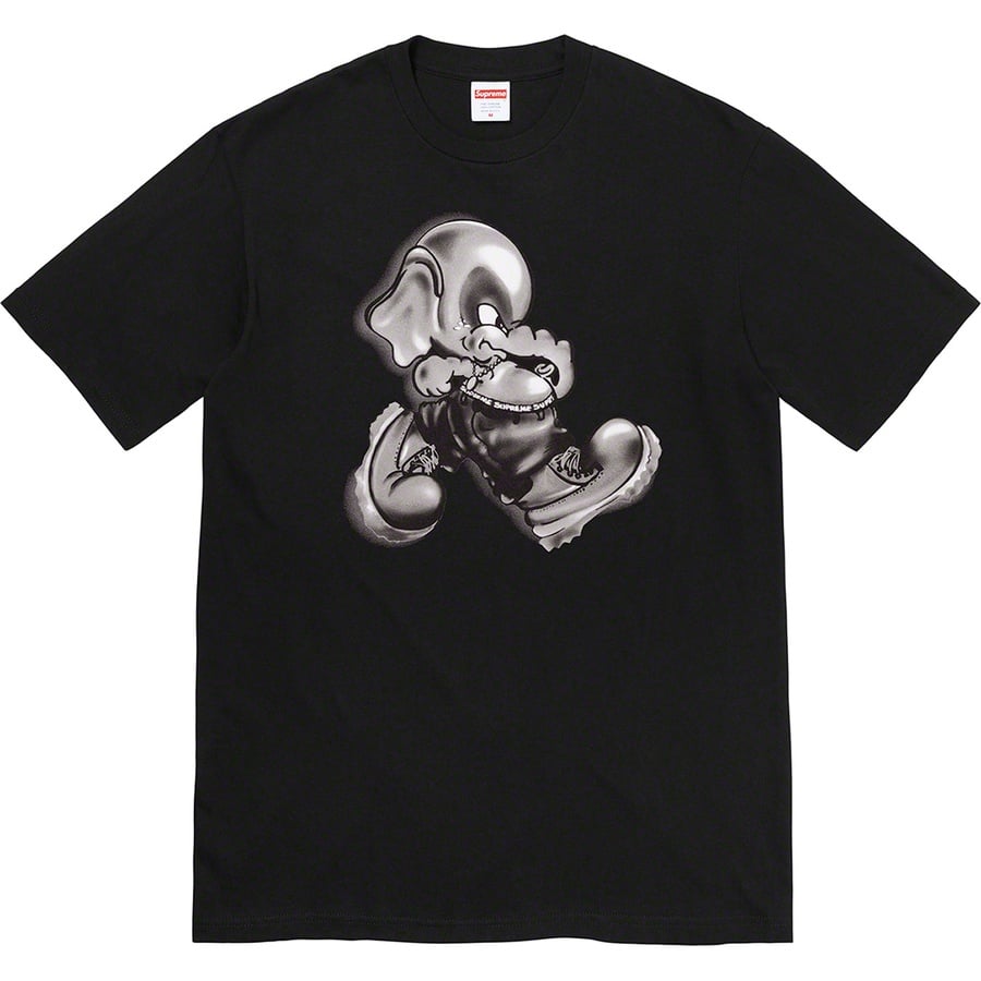 Details on Elephant Tee Black from fall winter
                                                    2022 (Price is $40)