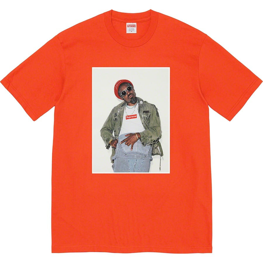 Details on André 3000 Tee Tomato from fall winter
                                                    2022 (Price is $54)