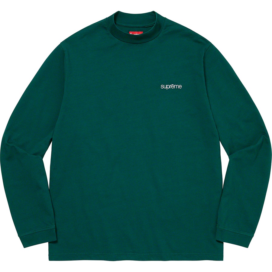 Details on Mock Neck L S Top Dark Green from fall winter
                                                    2022 (Price is $78)