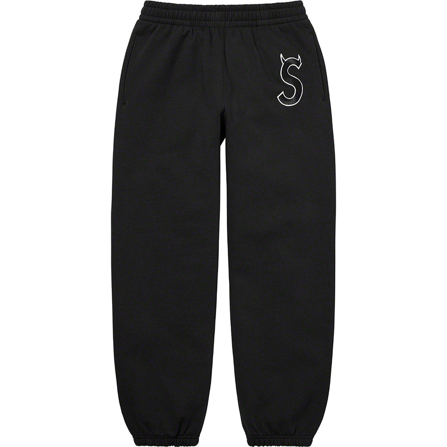 Details on S Logo Sweatpant Black from fall winter
                                                    2022 (Price is $158)